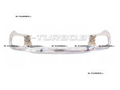 Накладка заднего бампера, хром