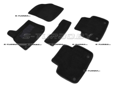 Коврики 3D модельные ворсовые в салон, черные