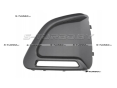 Решетка в бампер (левая) c отв. под фару дневного света, без отв. под накладку