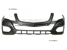 Бампер передний (грунтованный) без отв. под омыватели, с отв. под парктроники