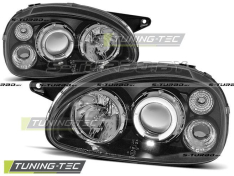 Передние фары ANGEL EYES BLACK