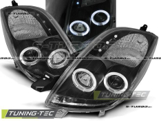 Передние фары ANGEL EYES BLACK