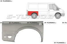 Крыло заднее (правое) короткая база, 75 см, заводской штамп