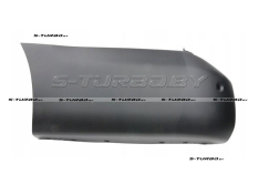 Бампер задний (грунтованный) удлиненный, с отв. под парктроник, левая часть