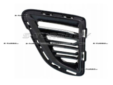 Решетка в бампер (левая) боковая, с хромом, с отв. под led, для версии ss