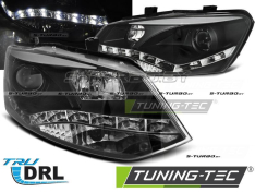 Передние фары DRL BLACK, EURO-TYPE