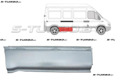 Крыло заднее (правое) нижняя часть, перед колесом, 128 см длина, длинная база, заводской штамп