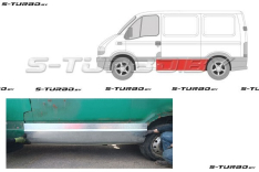 Панель боковая (левая) за водительской дверью, нижняя часть, 165 см длина, короткая база, ремкомлект