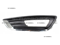 Решетка в бампер (левая) с отв. под противотуманку, с хром. накладкой