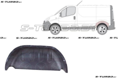 Колесная ниша задняя (левая) заводской штамп