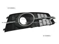 Решетка в бампер (правая) с отв. под противотуманку, с хромом, для версии s-line