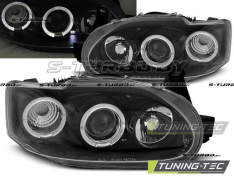 Передние фары ANGEL EYES BLACK