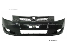 Бампер передний (черный) с отв. под противотуманки