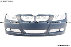 Бампер передний (грунтованный) с отв. под омыватели, с отв. под парктроники