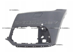 Бампер передний, с отв. под омыватели, с отв. под парктроники, левая часть