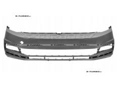 Бампер передний (грунтованный) без отв. под омыватели, без отв. под парктроники