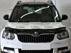 Дефлектор капота, с вырезом под эмблему