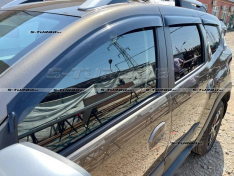 Дефлекторы окон (ветровики) клеящиеся, 6 частей