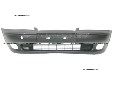 Бампер передний (грунтованный) с отв. под противотуманки, без спойлера, с решеткой