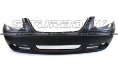 Бампер передний (черный) с отв. под противотуманки