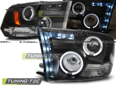 Передние фары ANGEL EYES BLACK