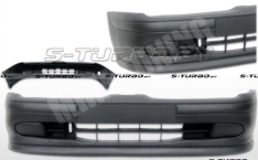 Бампер передний (грунтованный) + заглушки противотуманок (съемные)