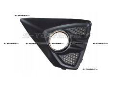 Решетка в бампер (левая) с хром. рамкой, c отв. под противотуманку, для версии sport