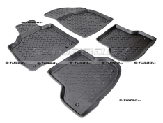 Коврики модельные полиуретановые в салон (высокий борт), 3 дв.