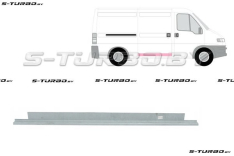 Дверь боковая сдвижная (правая) внутренняя часть, короткая база, 10 см высота, 121 см длина, заводской штамп