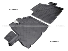 Коврики модельные полиуретановые в салон (высокий борт), передние, 2-х местные