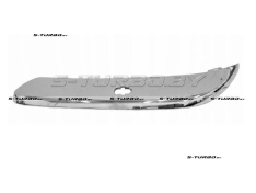 Молдинг переднего бампера (левый) с отв. под омыватель, хром