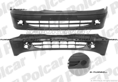 Бампер передний (черный) + молдинги + заглушки противотуманок (съемные)