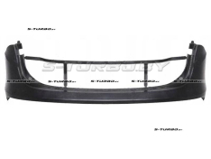 Бампер задний (черный) верхняя часть