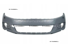 Бампер передний (грунтованный) с отв. под омыватели, без отв. под парктроники