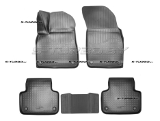 Коврики модельные полиуретановые в салон (высокий борт), 5 мест