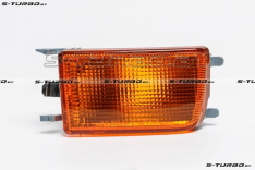 Указатель поворота в бампер (левый) желтый