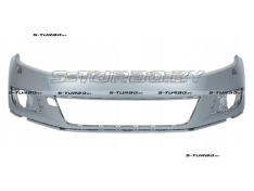 Бампер передний (грунтованный) с отв. под омыватели, с отв. под парктроники