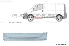 Дверь передняя (левая) внутренняя часть, заводской штамп