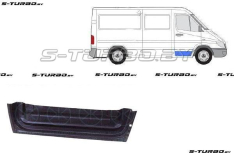 Дверь передняя (правая) внутренняя часть, заводской штамп