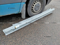 Порог (левый) полный профиль, заводской штамп