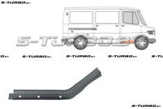 Ступень передней двери (правой) нижнее крепление, заводской штамп