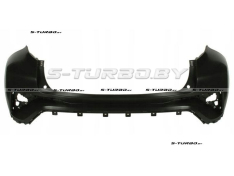 Бампер задний (черный) с отв. под парктроники, верхняя часть