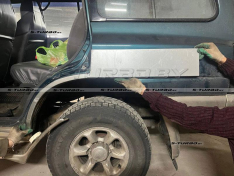 Арка задняя (левая) из 2-ух частей, ремкомплект