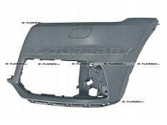 Бампер передний, с отв. под омыватели, без отв. под парктроники, левая часть