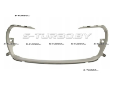 Накладка решетки бампера, серая, цельная