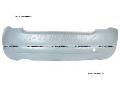 Бампер задний (грунтованный) с отв. под парктроники, без отв. под накладки