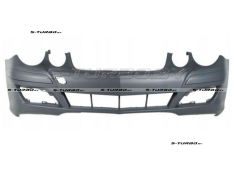 Бампер передний (грунтованный) без отв. под омыватели, без отв. под парктроники, для версии CLASSIC