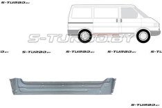 Дверь боковая сдвижная (правая) внутренняя часть, заводской штамп