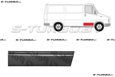 Дверь передняя (правая) наружная часть, 14 см, заводской штамп