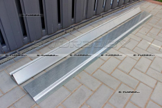 Порог (левый) ремкомплект, нижняя+верхняя наружная часть